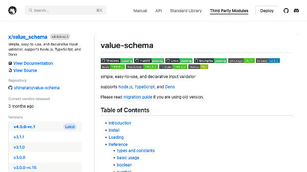 value-schema